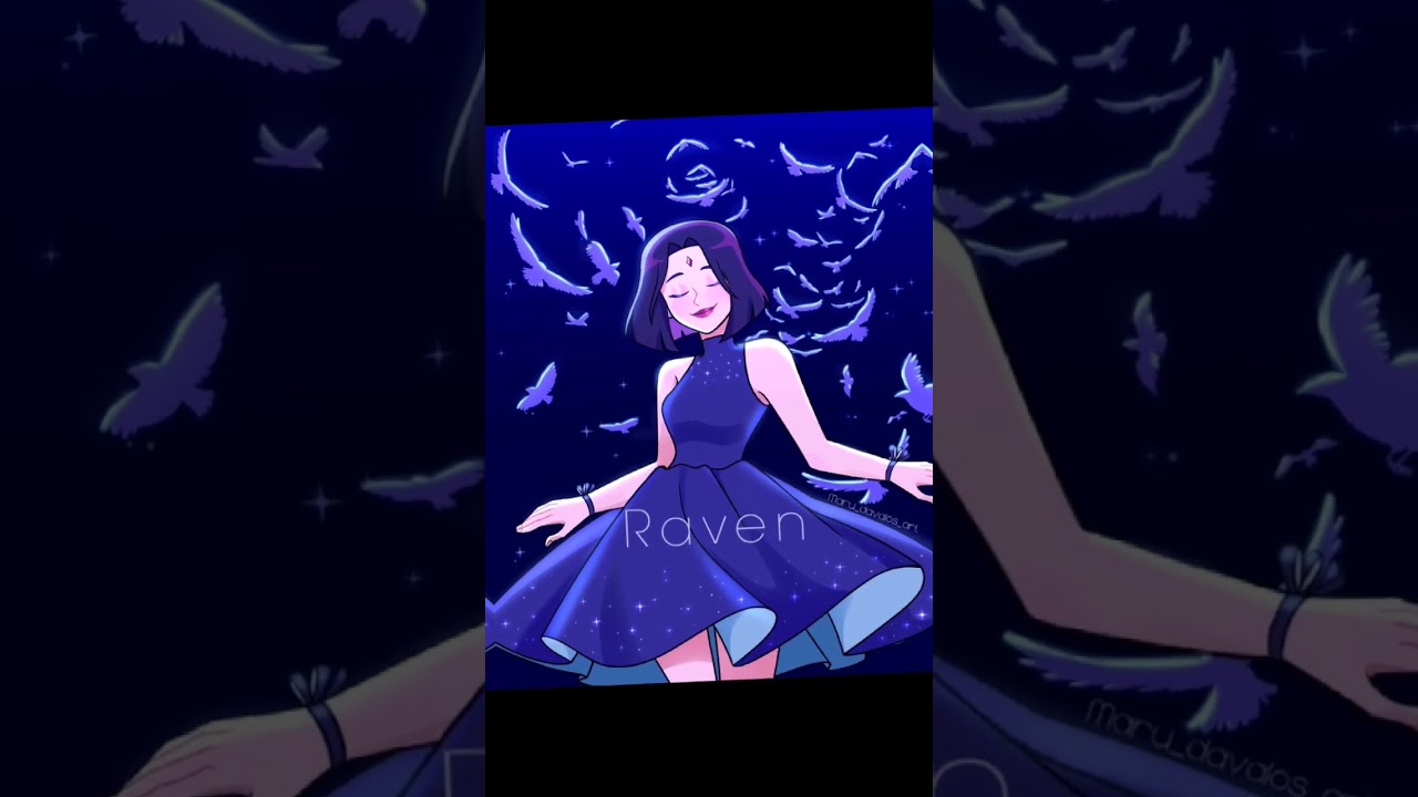 Teen titans Raven and Starfire singing 'wallerman'🌲❄️ #raventeentitans #starfire #shorts