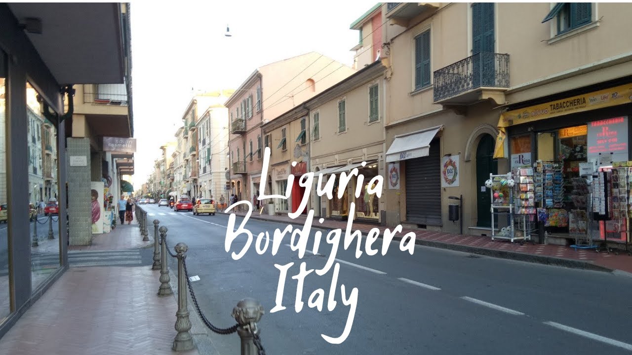 Afternoon walk at Liguria Bordighera,Italy