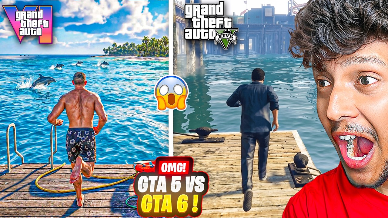 GTA 6 vs. GTA 5 | Insane Details Comparison 🔥(Netflix Extended Look)