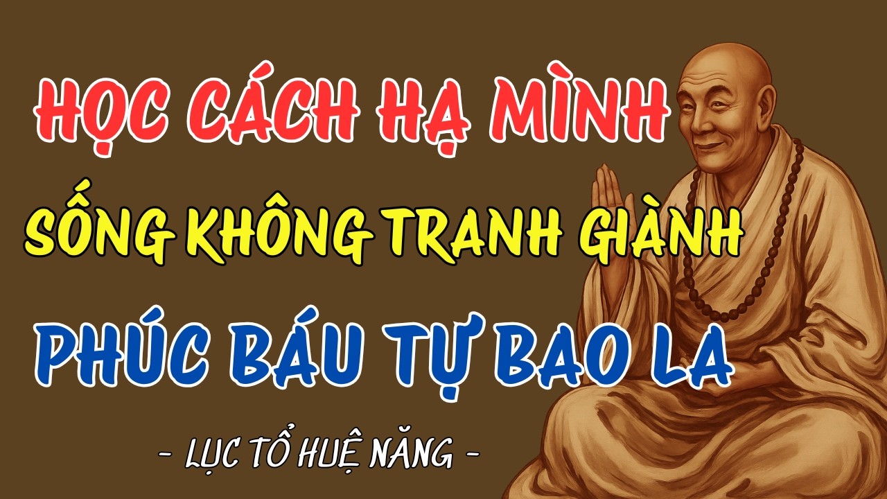 LỤC TỔ HUỆ NĂNG: Học cách hạ mình để nhận phúc báo bao la, bài học từ vị Tổ sư mù chữ #luctohuenang