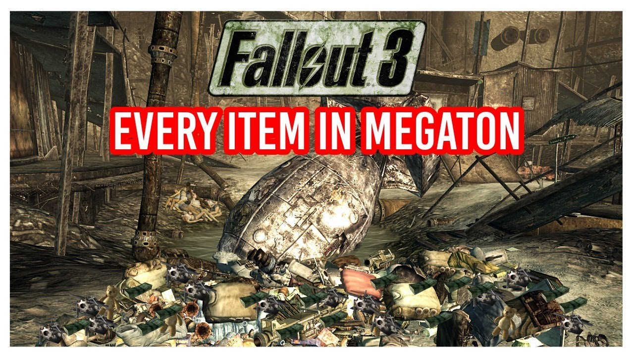 Every Item in Megaton (Fallout 3)