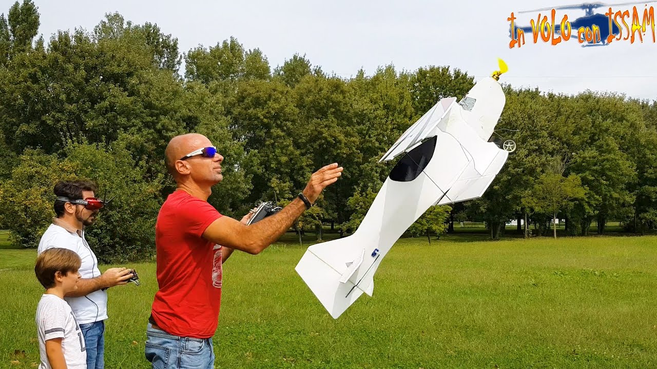 Al Parco Increa con un'Aereo Acrobatico Fai da te e il TM 2419+ PLUS HD FPV !