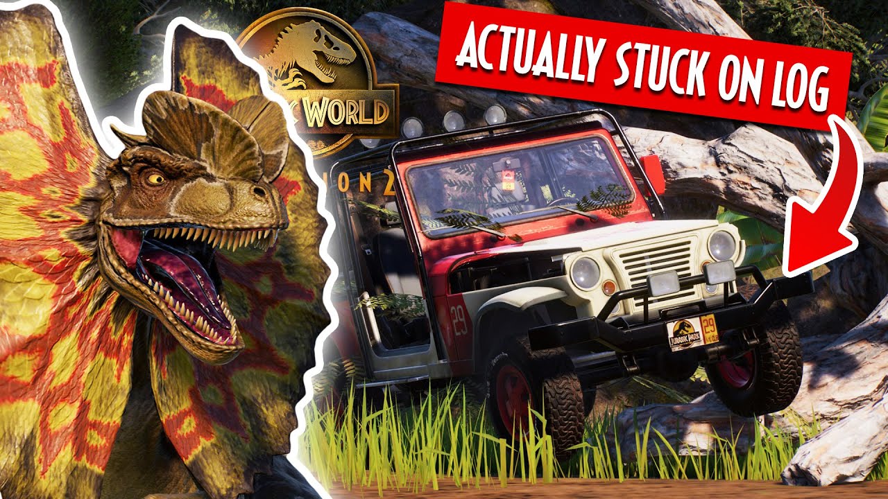 MINI NUBLAR Ep 18: Dennis Nedry's Abandoned Jeep In Dilo Habitat | Jurassic World Evolution 2