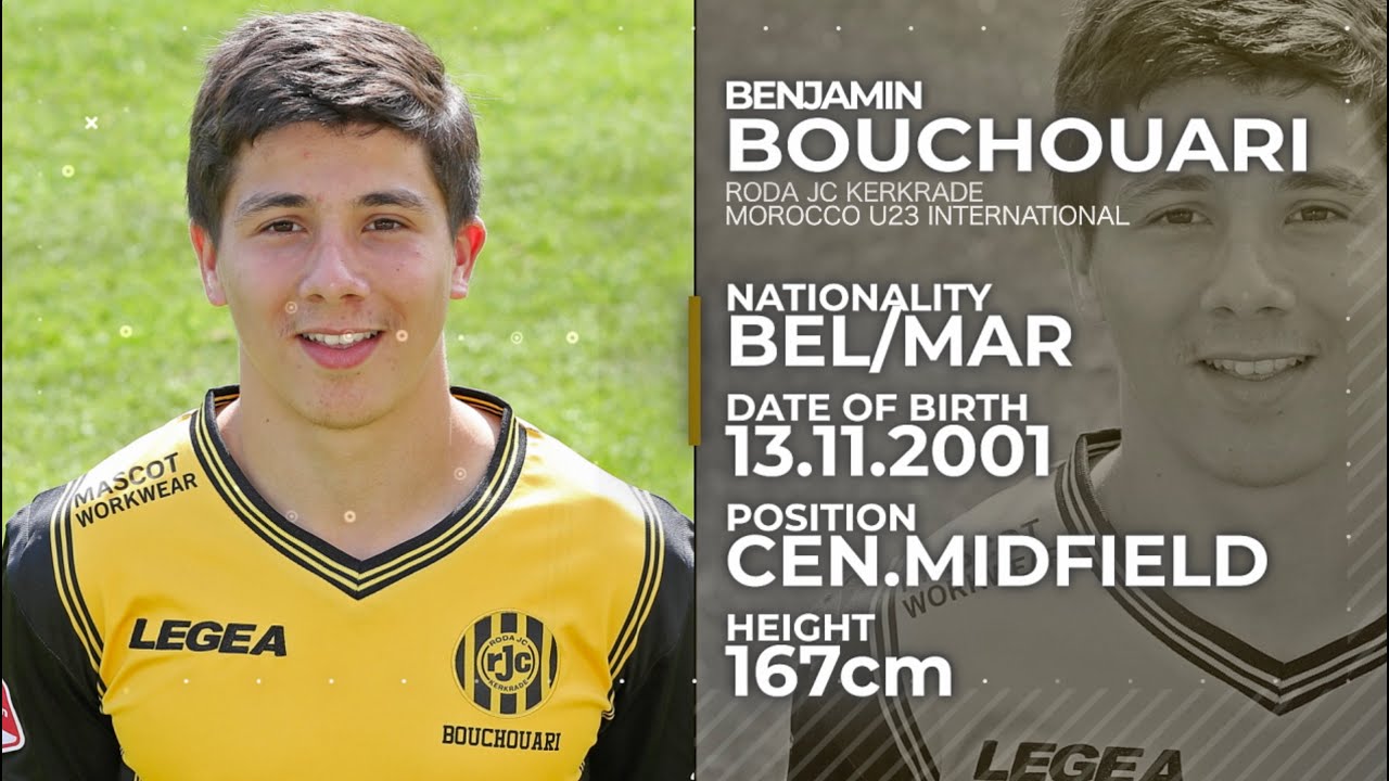 Benjamin Bouchouari ● Roda JC Kerkrade ● Cen.Midfielder ● Highlights