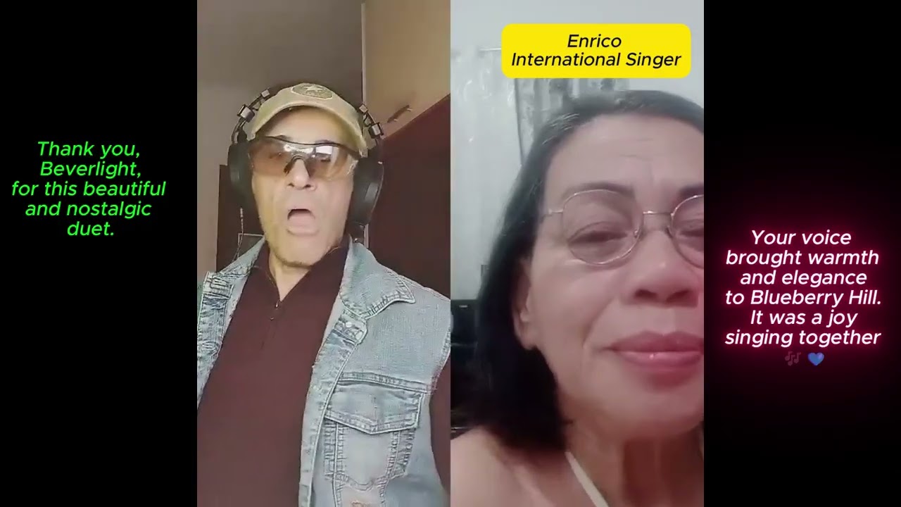 🎤Blue berry hill—Duet with Beverlight |Enrico Music🎶#EnricoMusic #DuetCover#LoveSong #OldiesMusic #