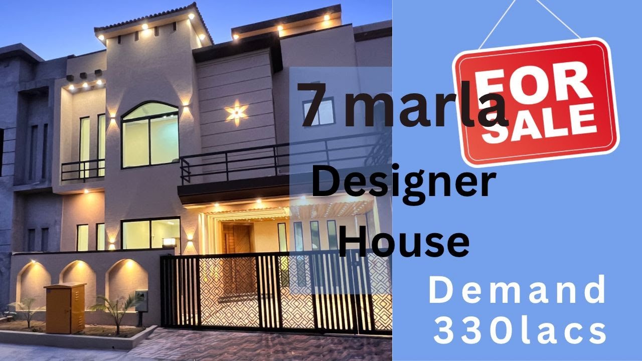 7 marla house for sale in Bahria town Phase 8 | Designer villa | House Tour 2024