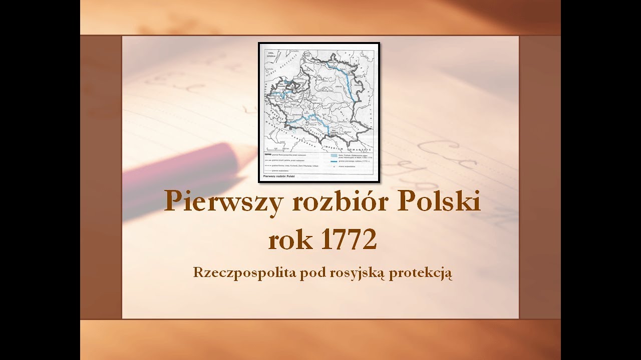 Pierwszy rozbi&oacute;r Polski 1772 rok - film edukacyjny, notatka w formie filmu :)