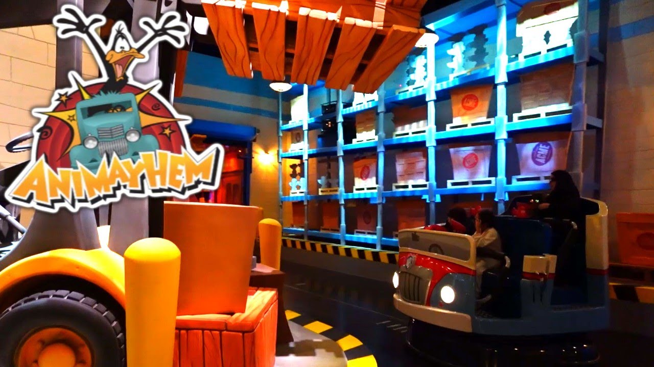 Ani-Mayhem Looney Tunes Ride POV - Warner Bros. World Abu Dhabi