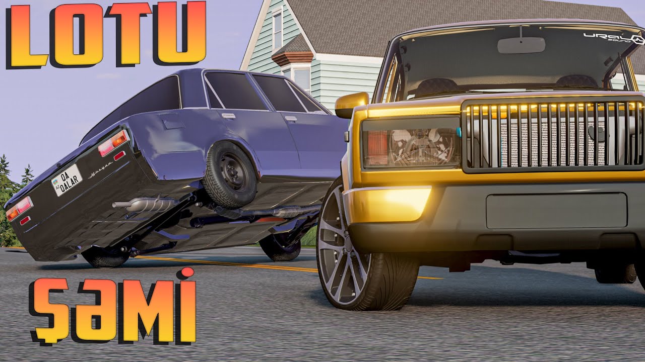 Lotu Şəmi Məhləyə Hücum Vazların Qənimi Vaz2107 | Maşın Oyunları | BeamNG.Driver #malikbedelov