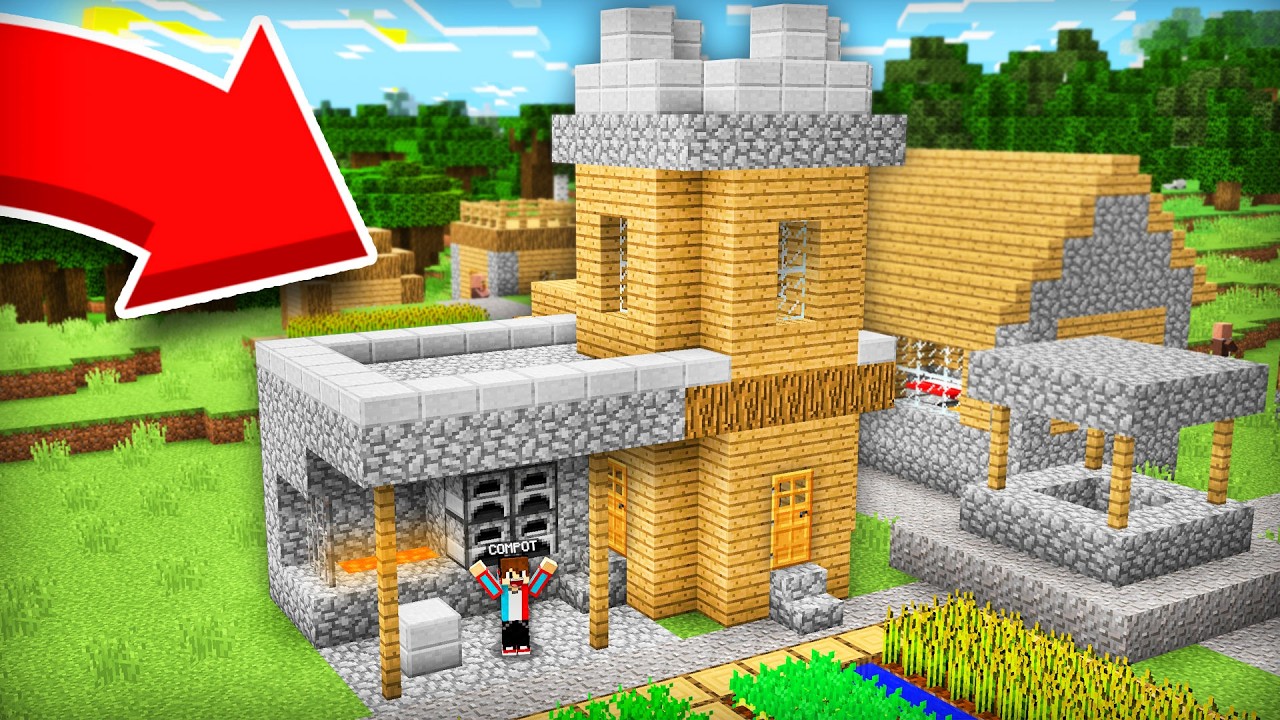 J’AI DÉMÉNAGÉ DANS UNE NOUVELLE MAISON DANS MINECRAFT | Compot Minecraft