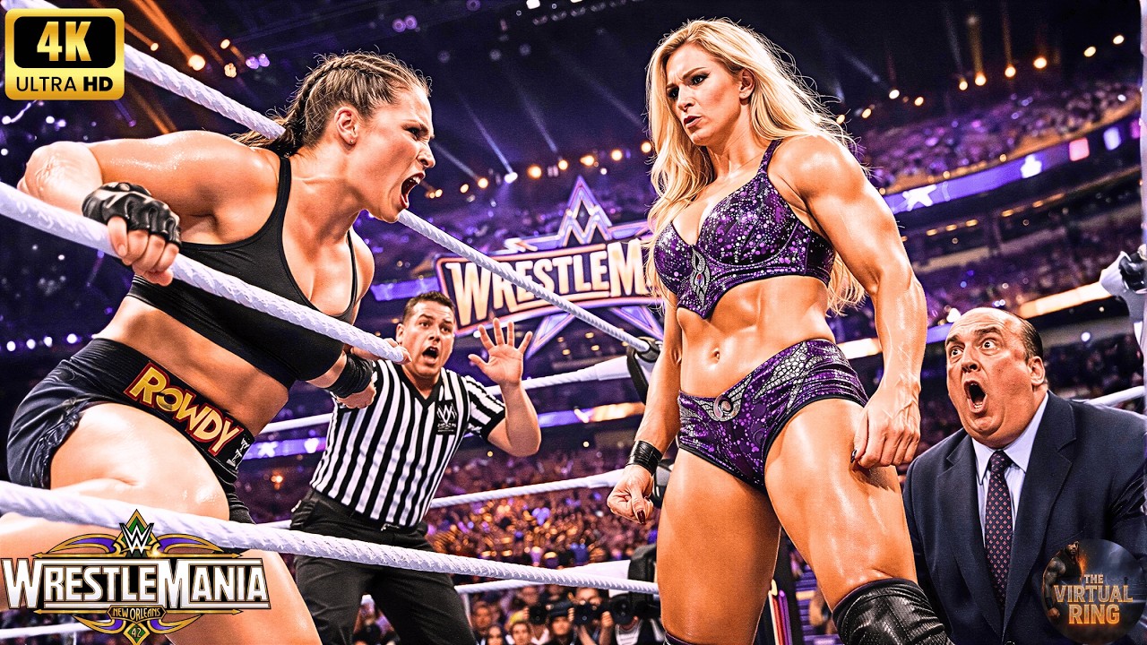 ОСНОВНЫЕ МОМЕНТЫ - Ронда Роузи против Шарлотты Флэр • WrestleMania • 17 марта 2026 г. 👑