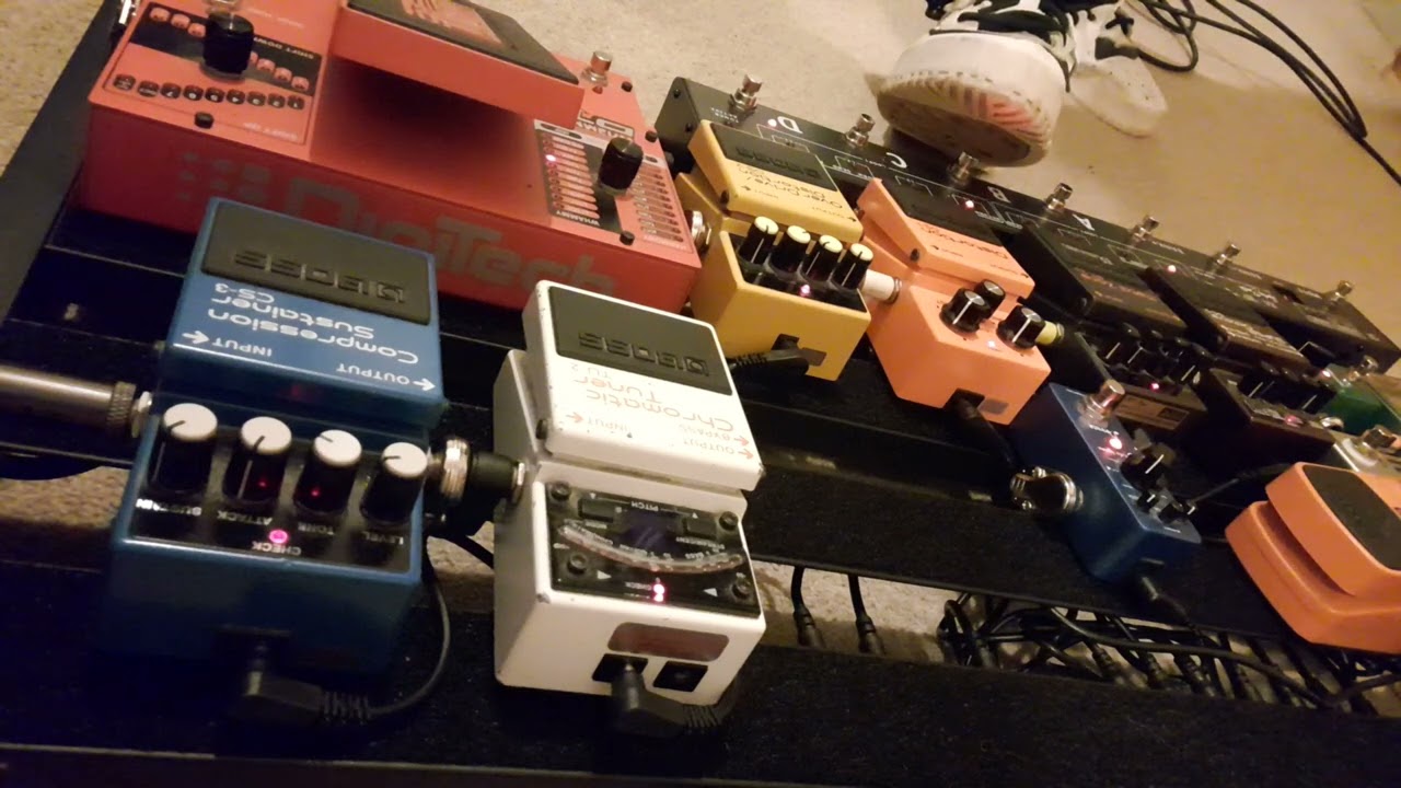 Guitar Pedalboard Project 2023 off to a good start! FXL8 Loop Switcher - Harley Benton. Boss Pedals.