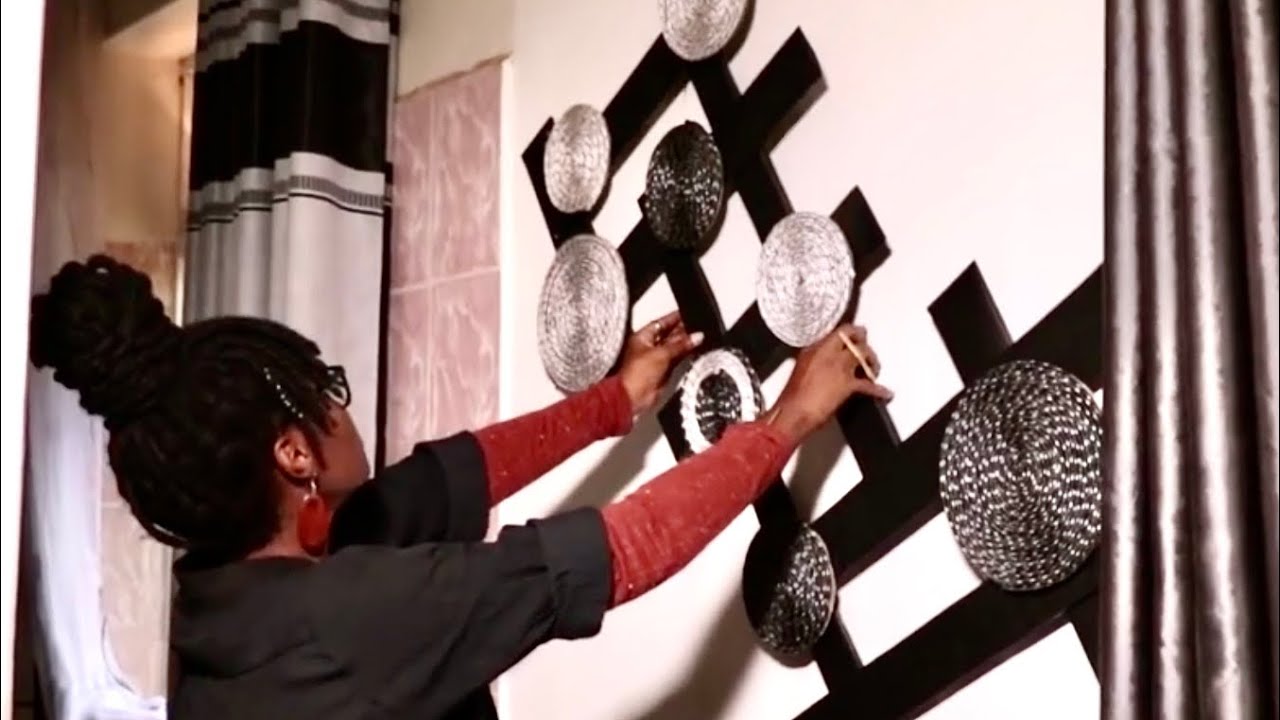 ...🙌🏾UMUTAKO WIHARIYE ukoze MWIKARITO n' IMPAPURO ❤️..// EASY & UNIQUE WALL HANGING // CRAFT IDEA