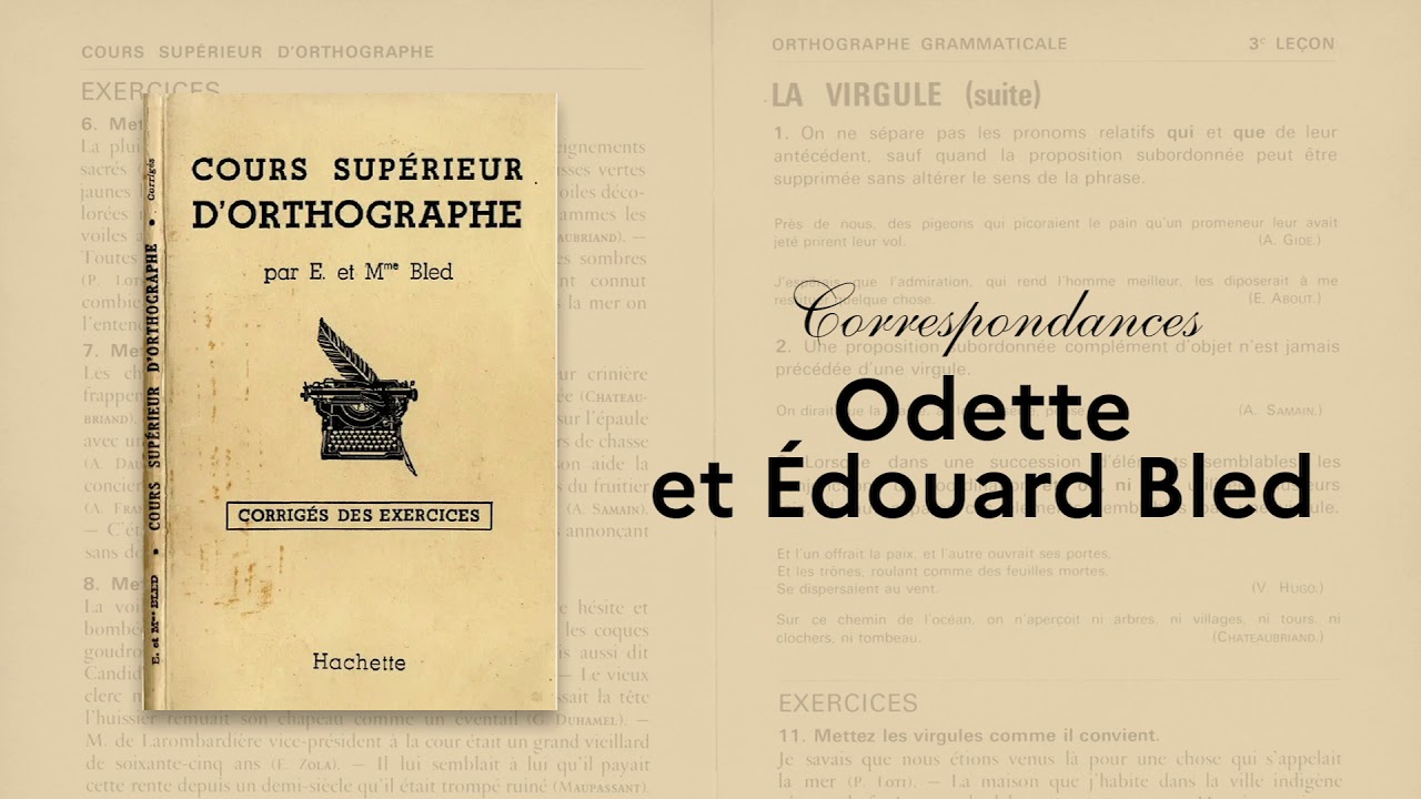Odette et Édouard Bled