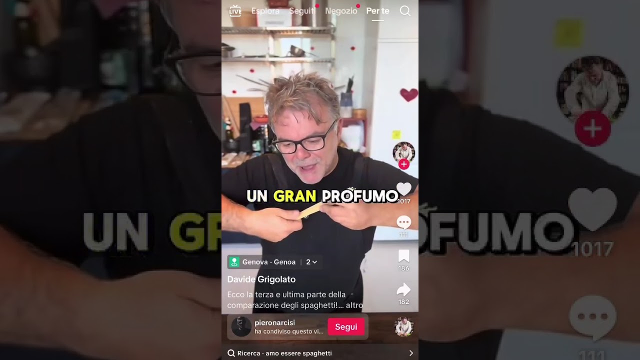 Gli spaghetti Dedicato conquistano il podio nel confronto tra paste premium. Video di chef Grigolato