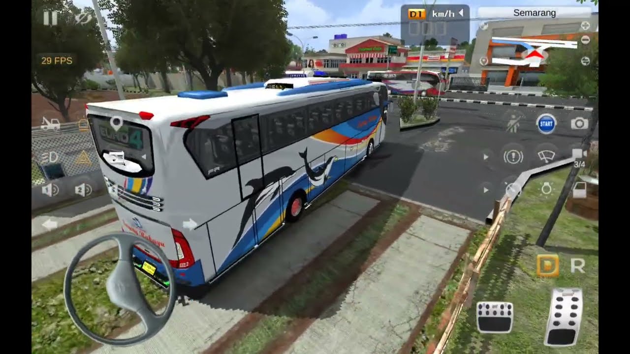 Game bus sugeng rahayu balapan adu oleng parah | Bus simulator indonesia gameplay