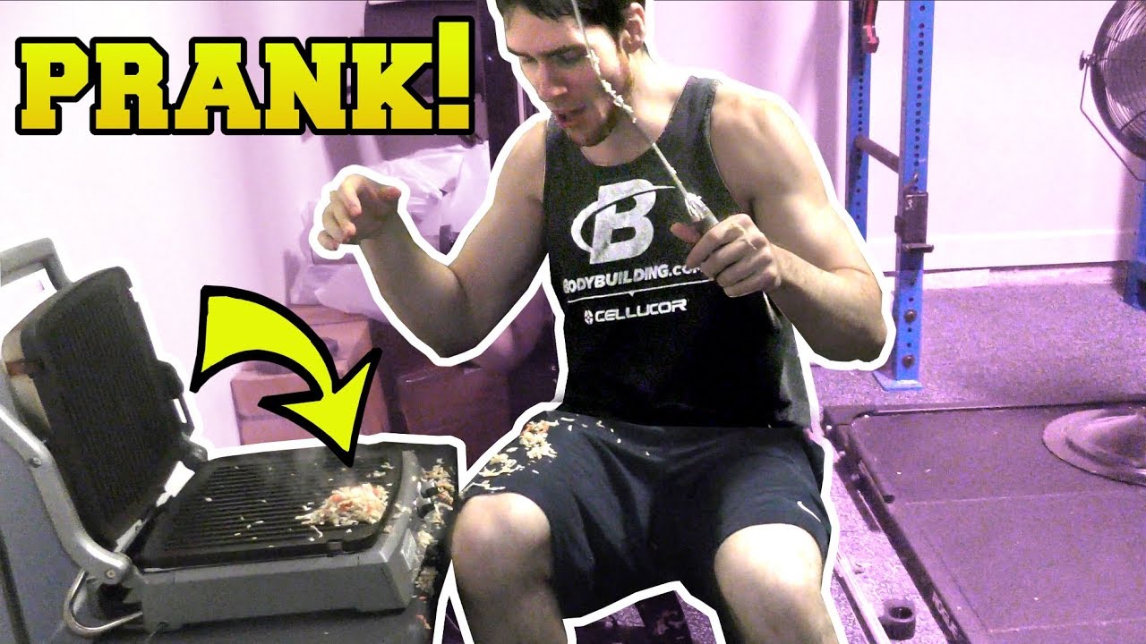GROSS GRILL PRANK!!!