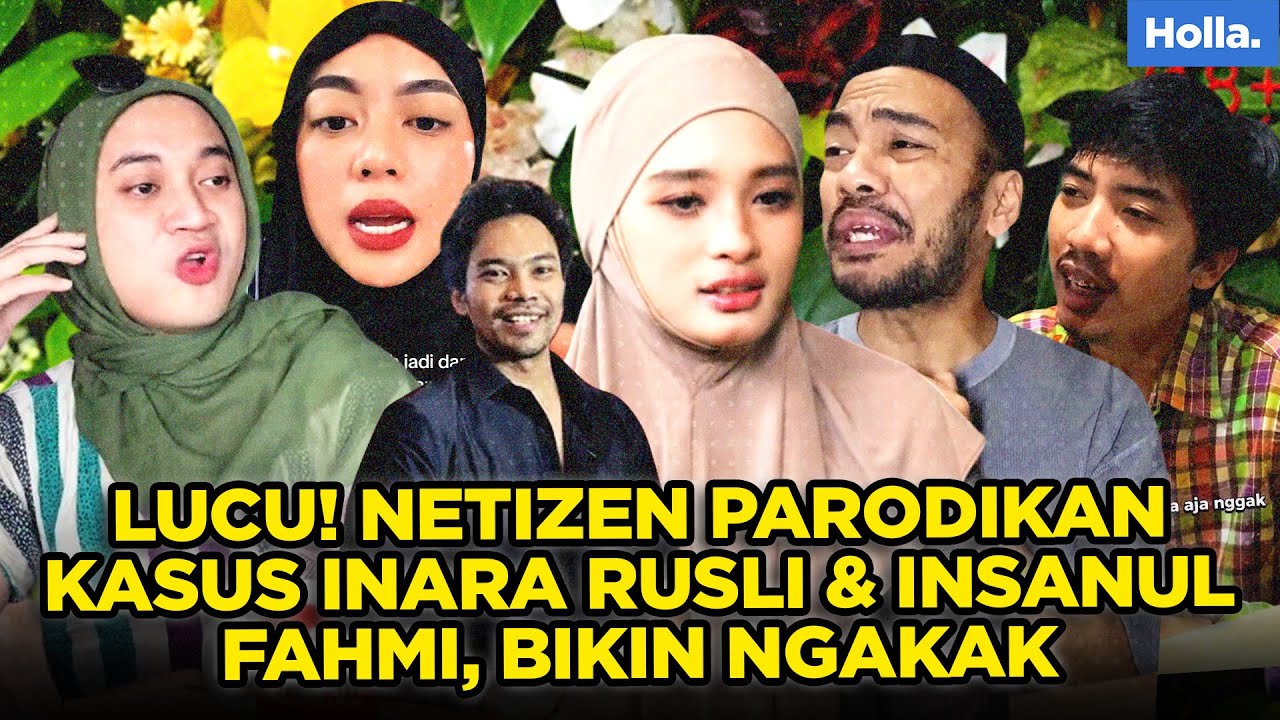 LUCU! NETIZEN PARODIKAN KASUS INARA RUSLI & INSANUL FAHMI, BIKIN NGAKAK