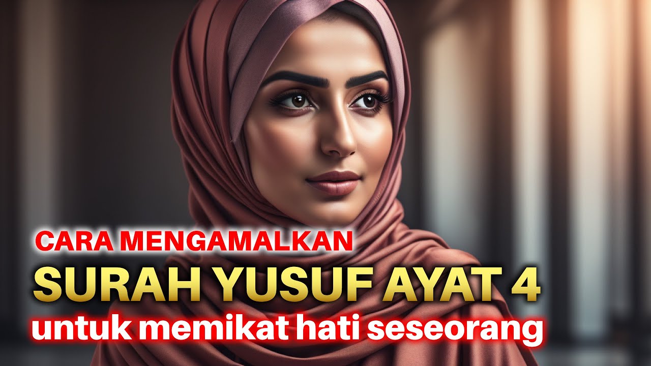 CARA MENGAMALKAN SURAT YUSUF UNTUK PENGASIHAN