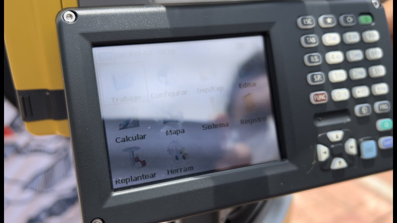 Configuración de Estación Total TopCon OS 205