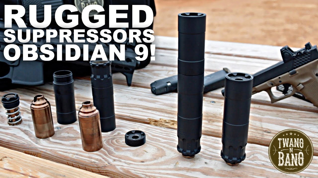 Rugged Suppressors Obsidian 9! Modular 9mm Silencer