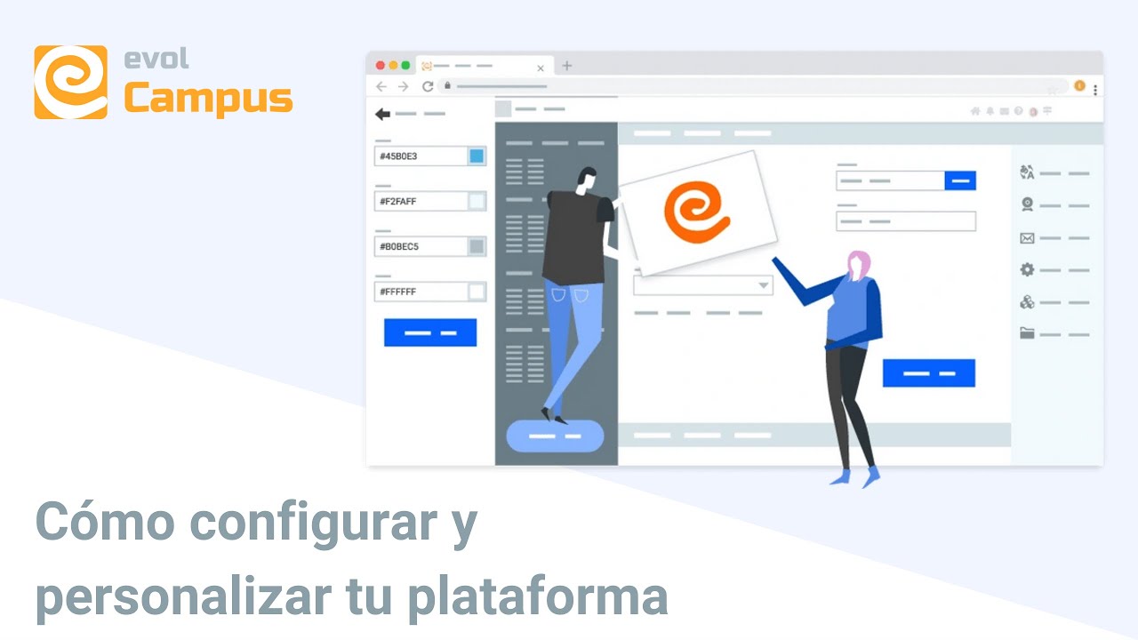 CONFIGURAR Y PERSONALIZAR LA PLATAFORMA | evolCampus, la plataforma elearning m&aacute;s sencilla (LMS)