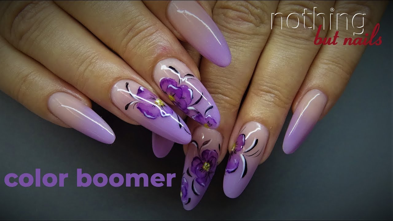 colorboomer Farbverlauf Babyboomer - nothing but nails - naildesign
