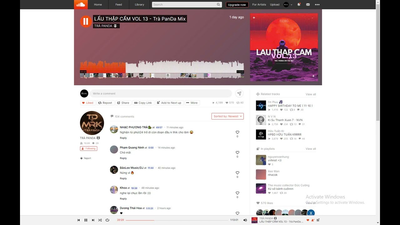 LẨU THẬP CẨM VOL 13 - Tr&agrave; PanDa Mix