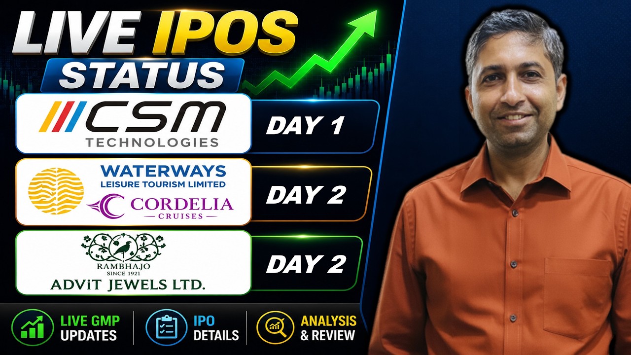 GMP | Waterways Leisure Tourism Ltd | CSM Technologies | Advit Jewels Ltd