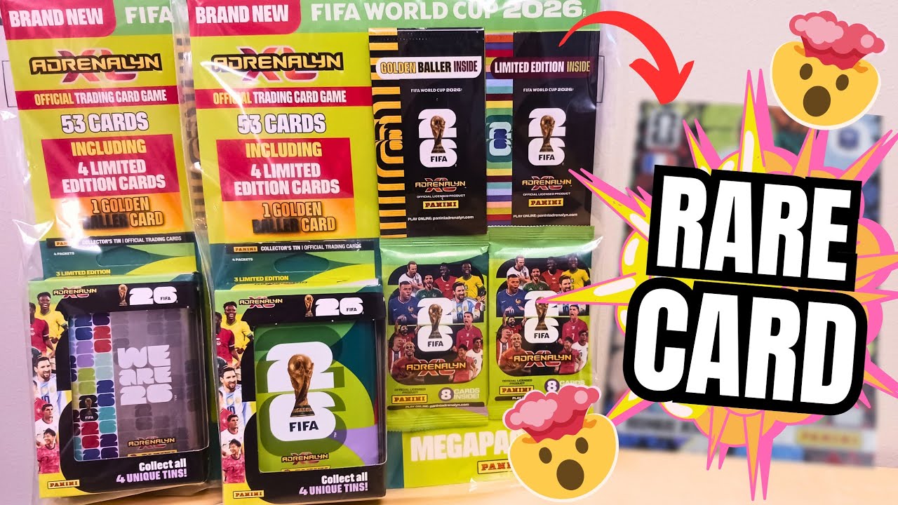 OPENING TWO MEGAPACKS OF ADRENALYN XL FIFA WORLD CUP 2026 | ULTRA RARE MOMENTUM CARD PULLED!! 