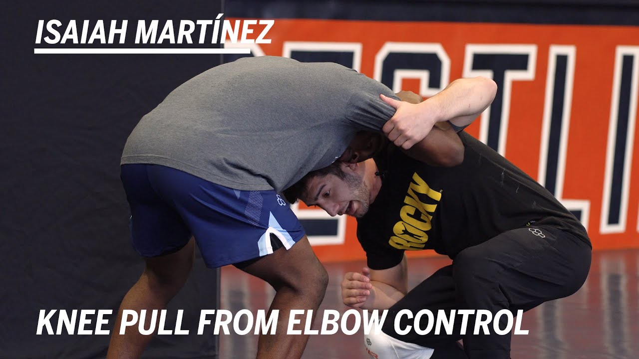 Knee Pull from Elbow Control: Wrestling Moves with Isaiah Martínez | RUDIS