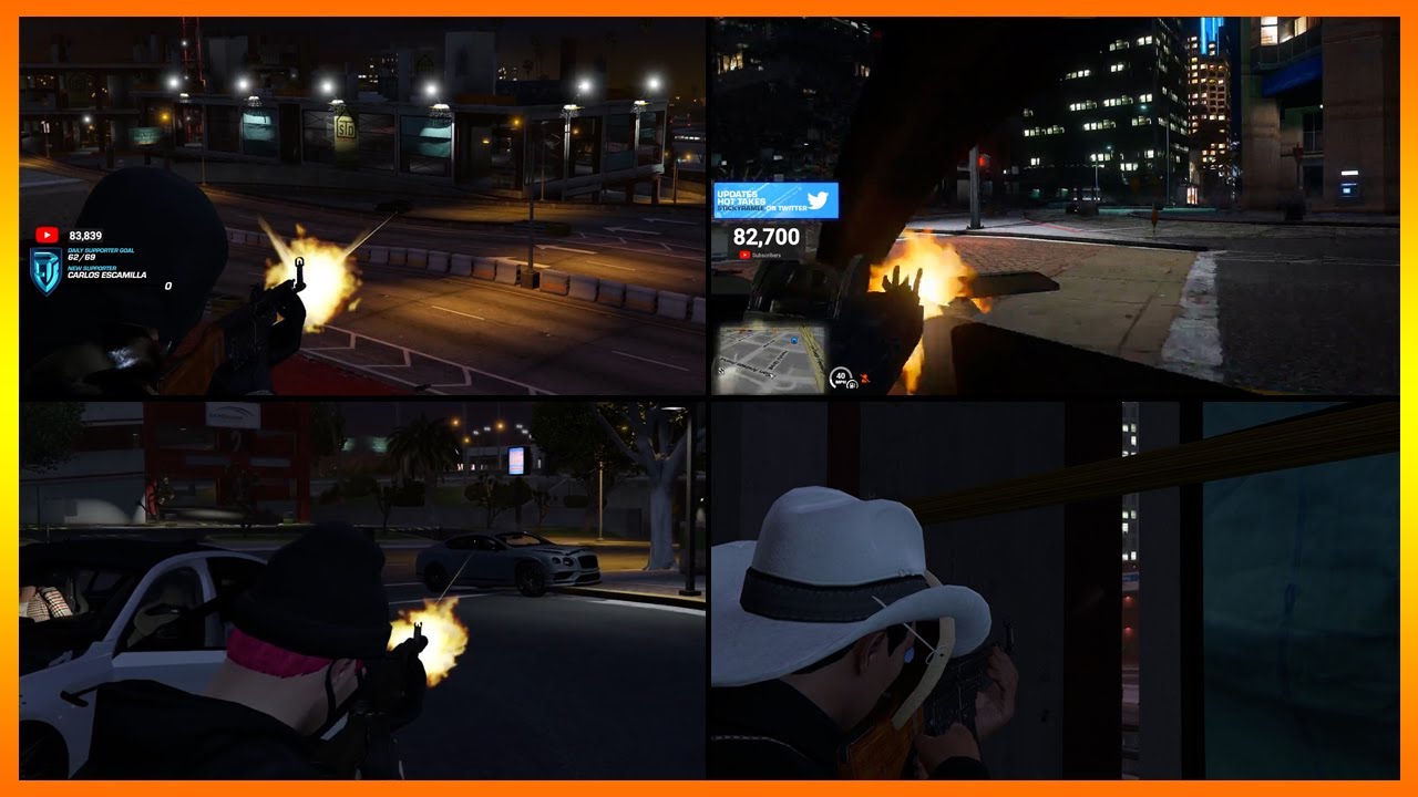 Chang Gang vs Gulag Gang Red Garage Fight (multiple pov) | Nopixel GTA RP