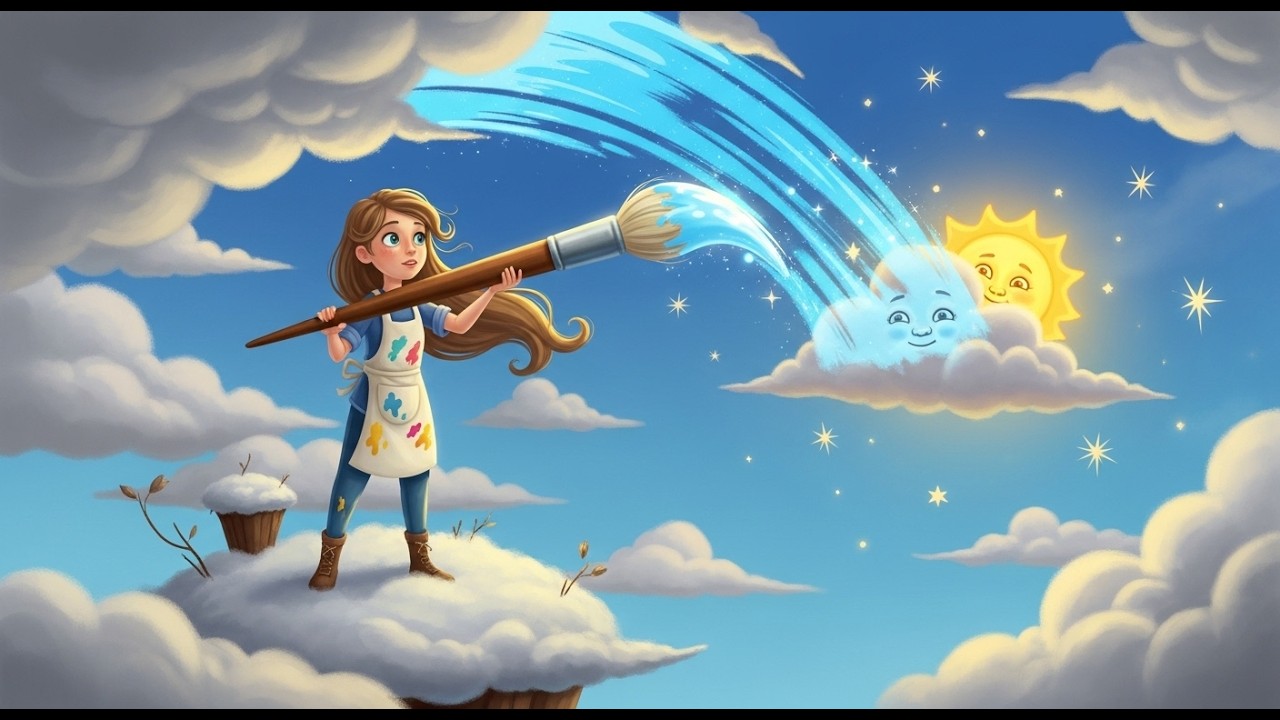 A GIRL WHO PAINTED THE SKY-a girl journey