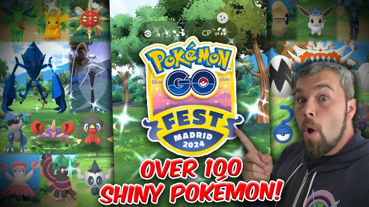 Over 100 Shiny Pokémon Caught! Pokémon GO Fest Madrid Finale!