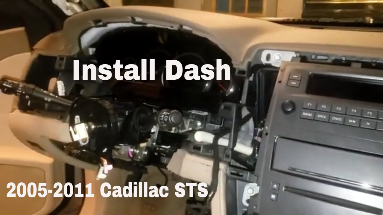 Cadillac STS 2005-2011 Dash Install,