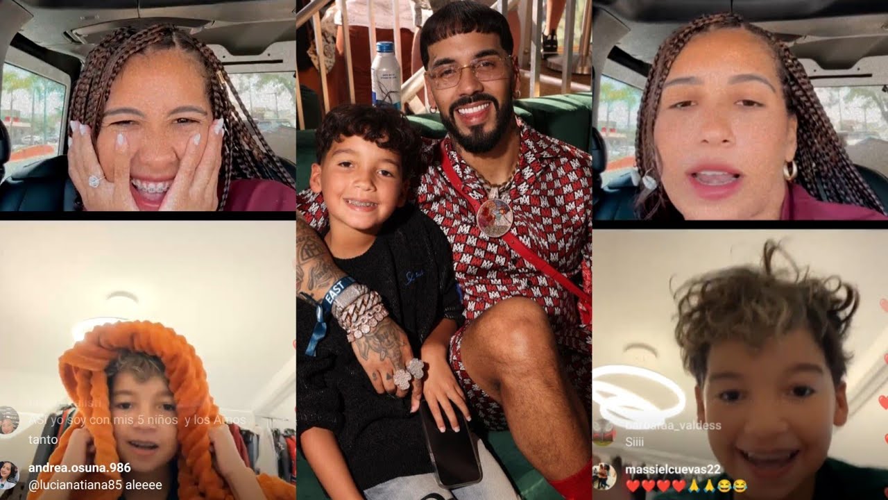 Astrid cuevas agradecida con anuel AA porque está pasando tiempo con Pablito