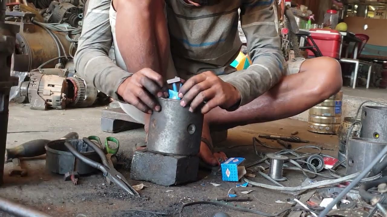 How To Make Starter Motor Work Better | Carbon Brush Soldering Replacement