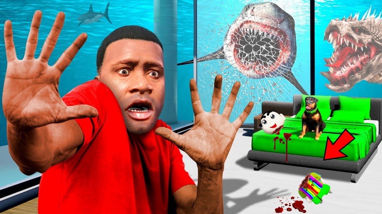 Monster Shark attack Shinchan