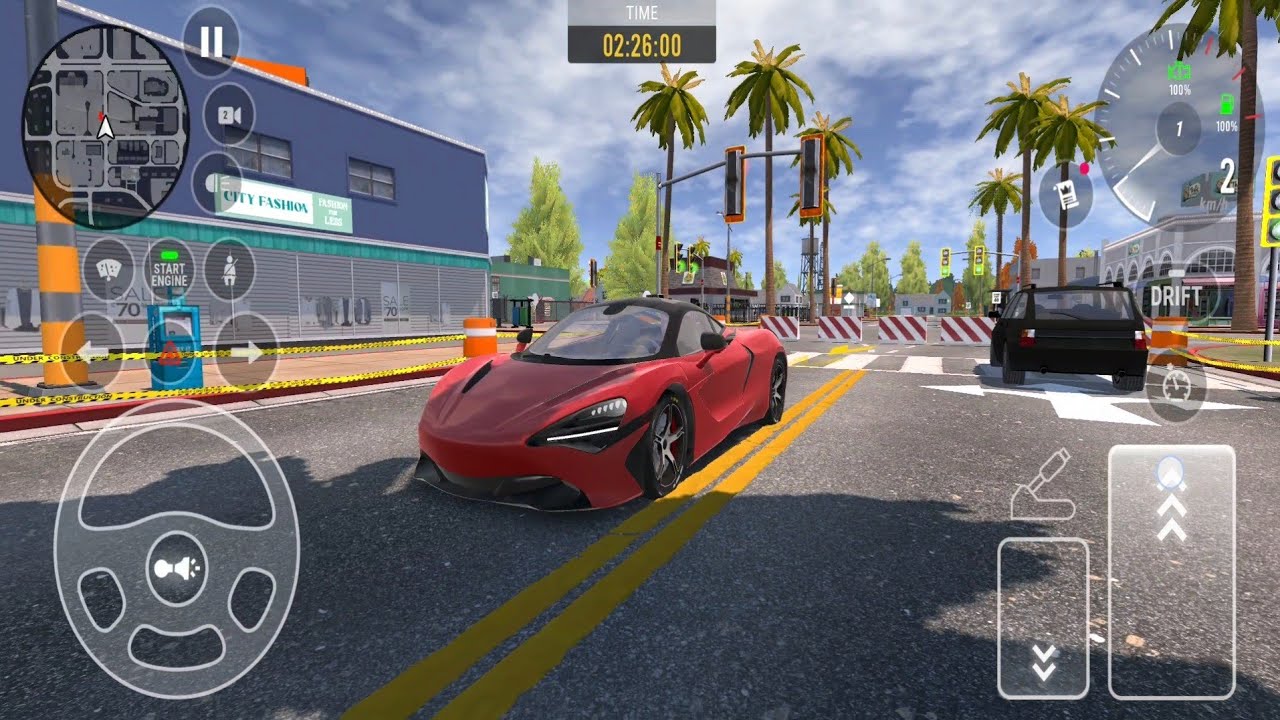 CAR PARKING DRIVING SCHOOL - PERFORM STUNTS TOGETHER AND HAVE FUN 'SPEED' TRAPS & 'AIRTIME STUNTS