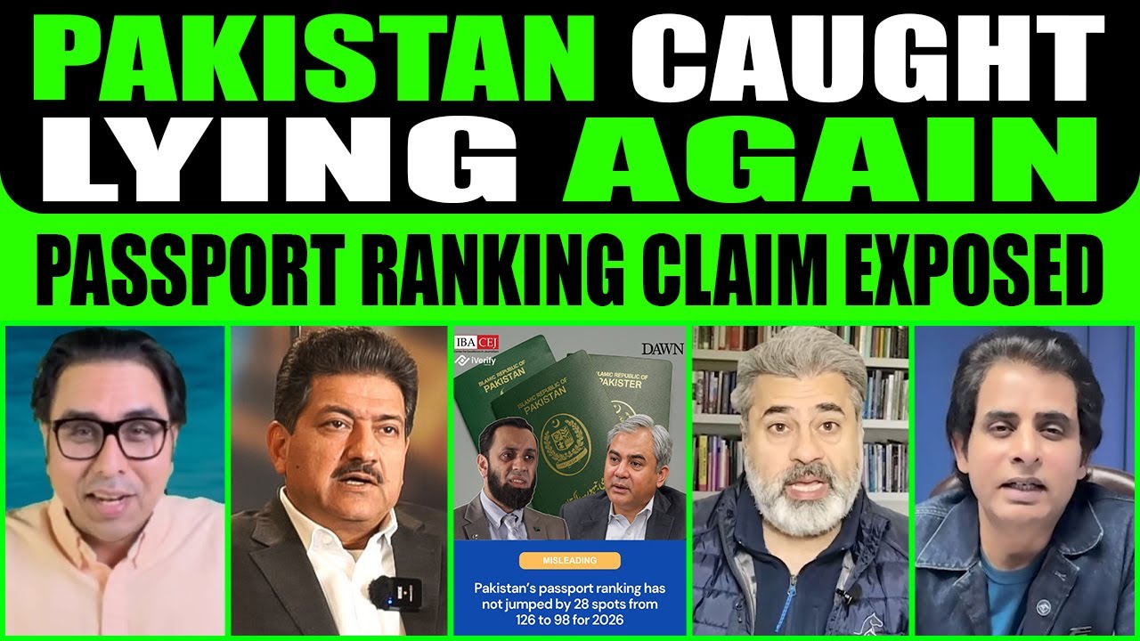 PAKISTAN CAUGHT LYING AGAIN! MOHSIN NAQVI’S PASSPORT RANKING CLAIM EXPOSED