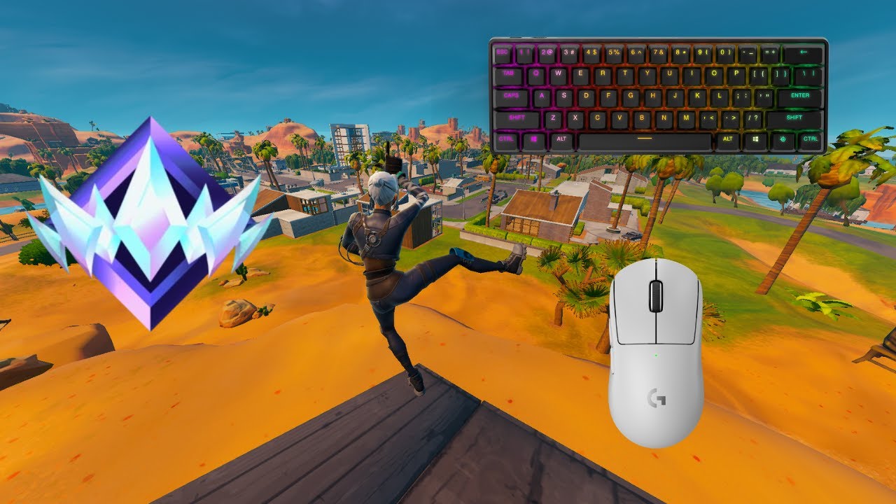 1 MIN Keyboard and Mouse ASMR | Fortnite Clips Highlight