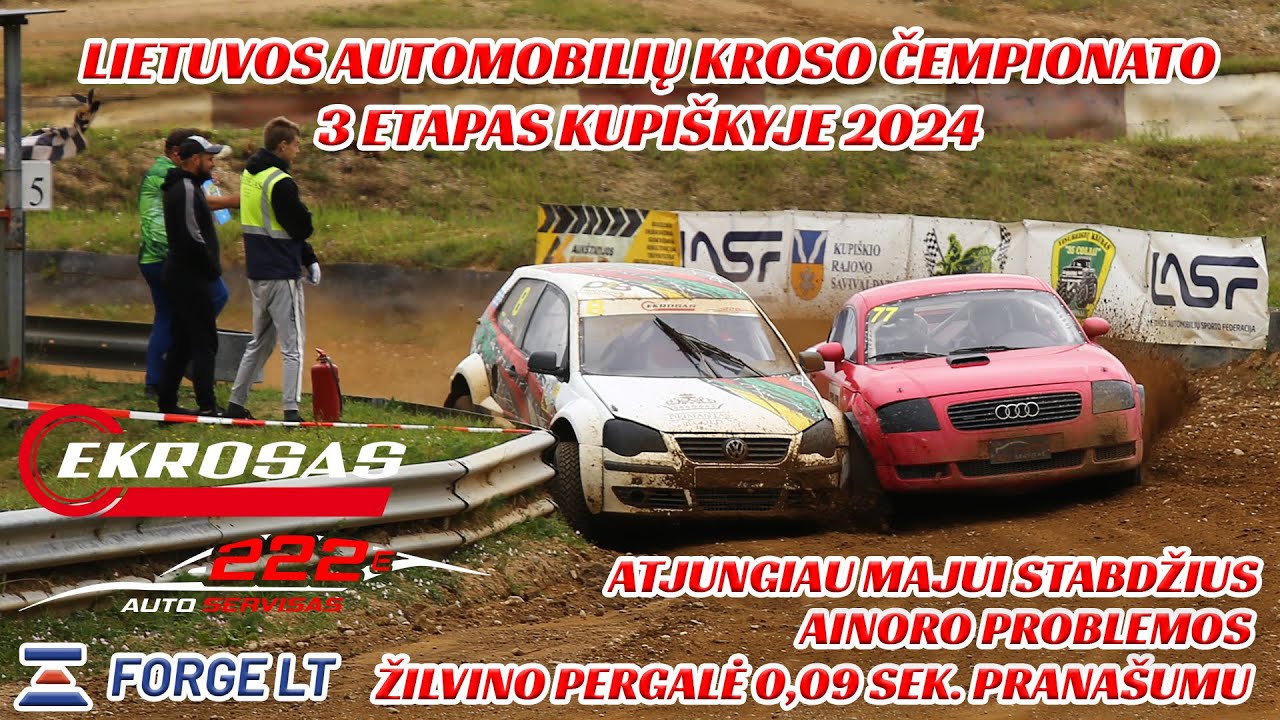 EKROSAS 2024 | #11 IŠLIKOM SEZONO LYDERIAIS. LIETUVOS AUTOKROSO ČEMPIONATO ETAPAS KUPIŠKYJE