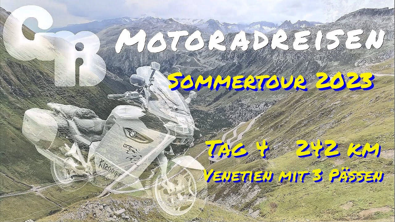 Sommer2023 Tag4 mit einem Ausflug nach Venetien über 3 Pässe