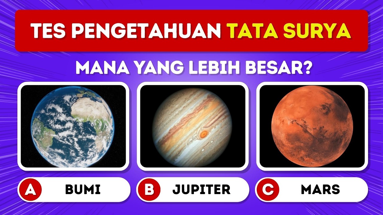 Tebak Planet! 🌎🪐 Kuis Tata Surya Seru + Jawaban
