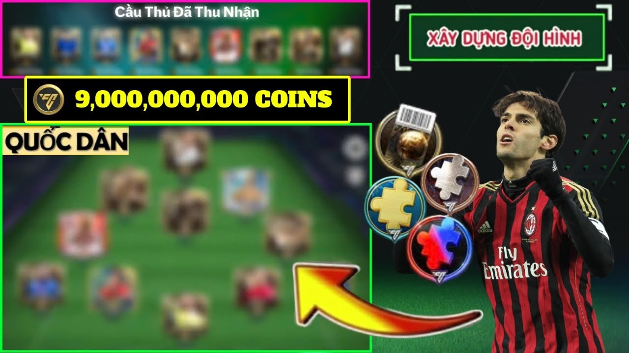 🏆SỬ DỤNG 9 TỶ COINS XÂY DỰNG ĐỘI HÌNH NGON BỔ RẺ LEO RANK SIÊU SAO FC MOBILE  HIỆU QUẢ