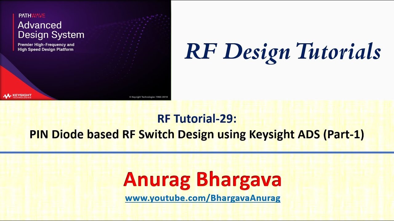 RF Design-29: Проектирование RF-переключателя с использованием ADS — Часть 1