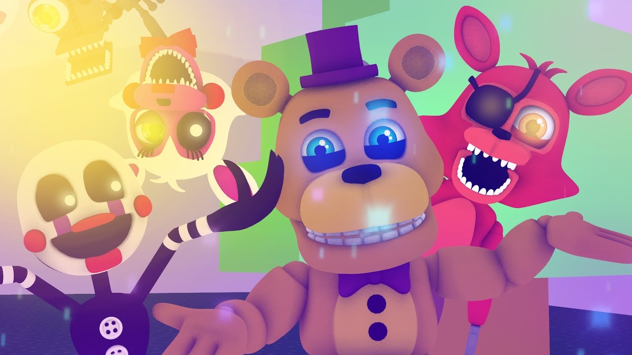 [Fnaf world sfm] Fnaf world the musical song by LHUGUENY