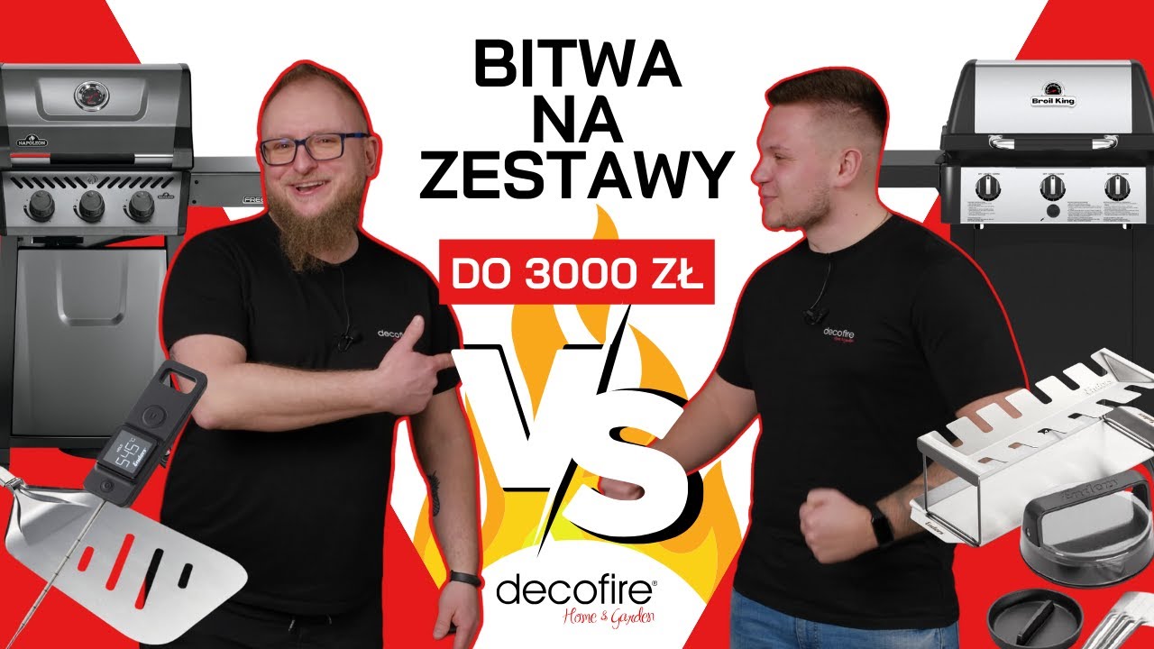🔥 Zestaw grillowy do 3000 zł ⚔️ Bitwa | DECOFIRE