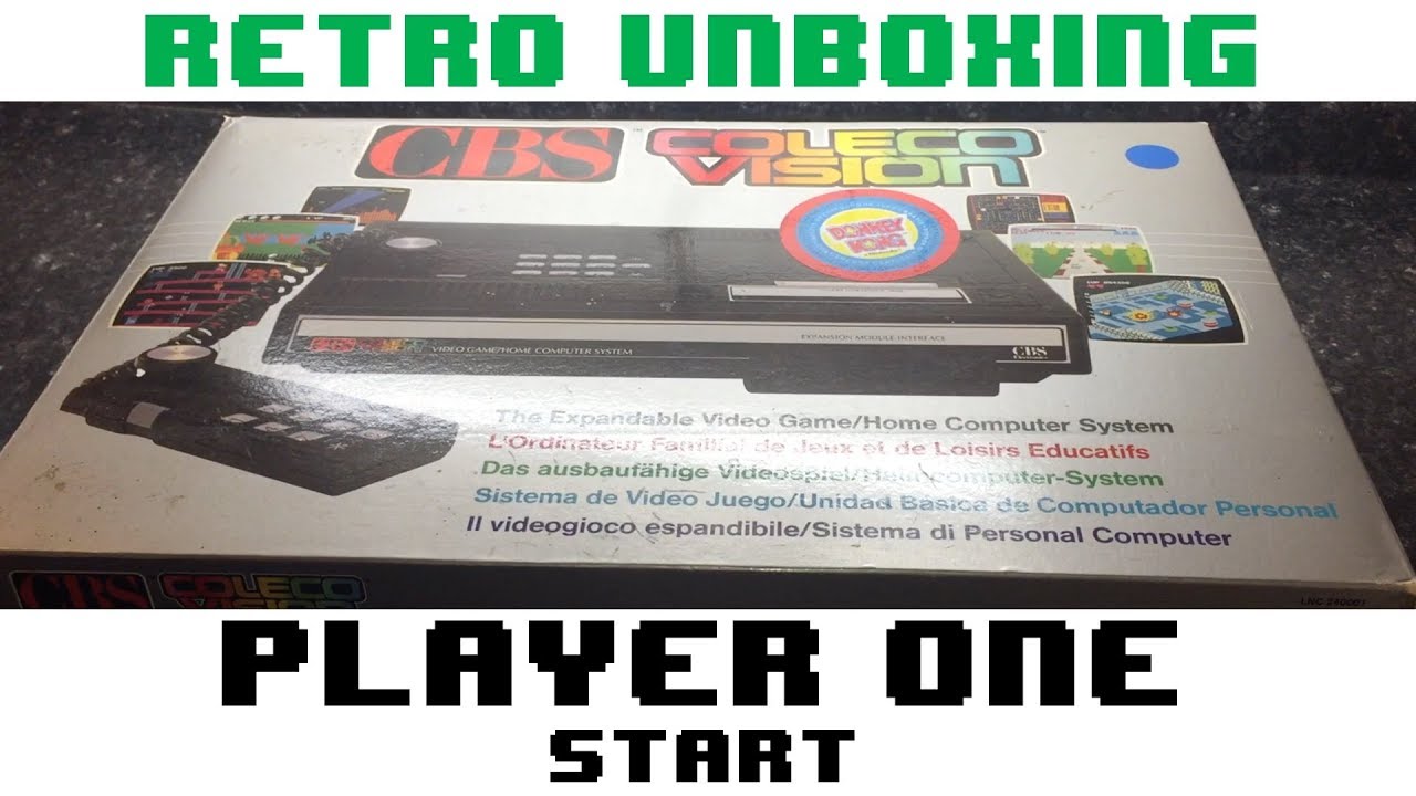 ColecoVision Retro Unboxing - Player One Start