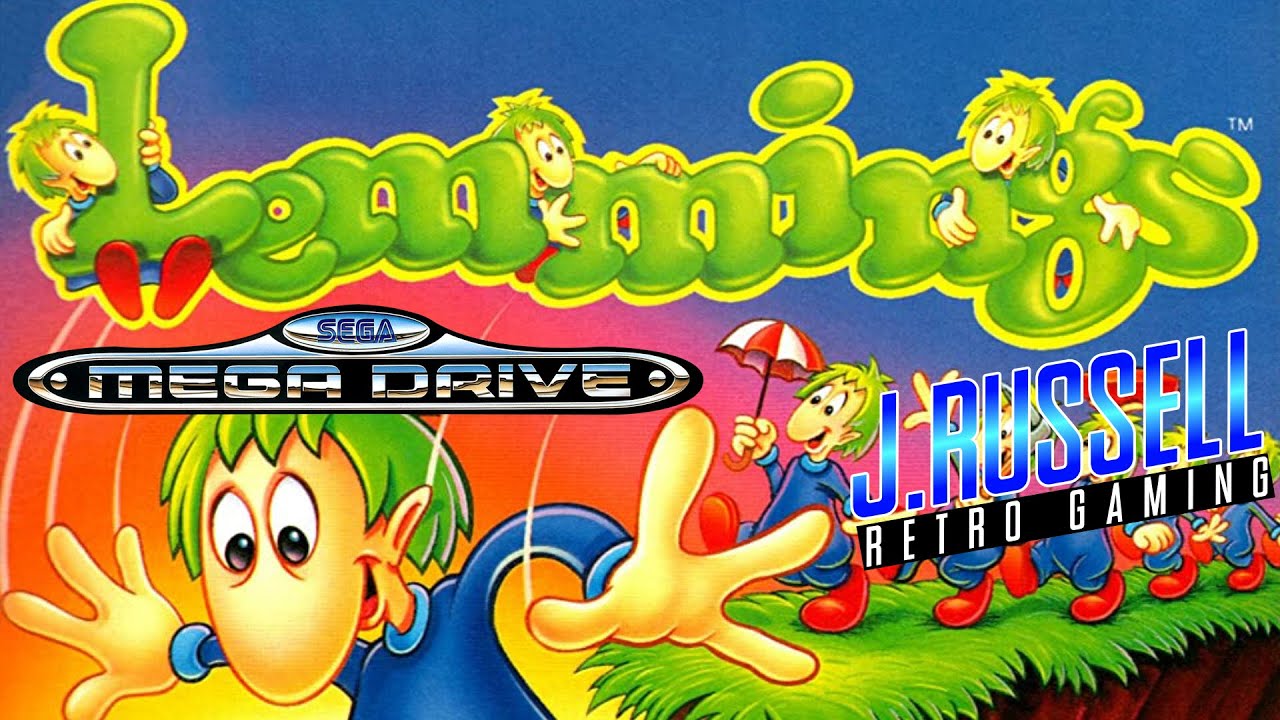 LEMMINGS -  Sega MegaDrive II + YPbPr Output - PAL